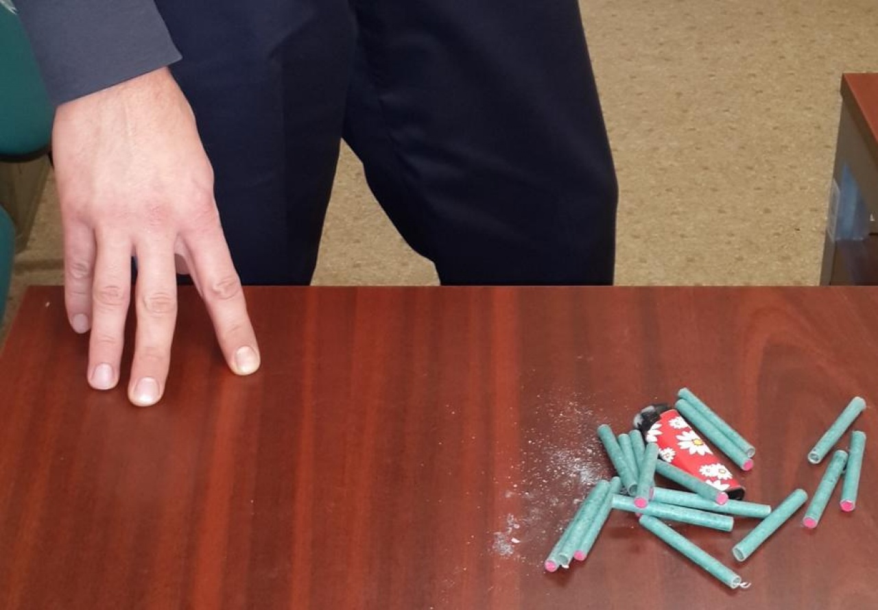 Petárdát dobtak az autópályára