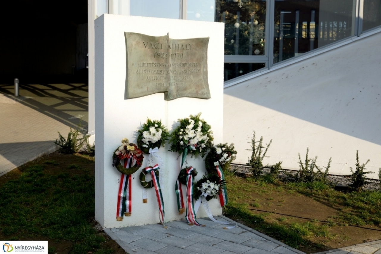 Váci Mihályra emlékeztek Nyíregyházán