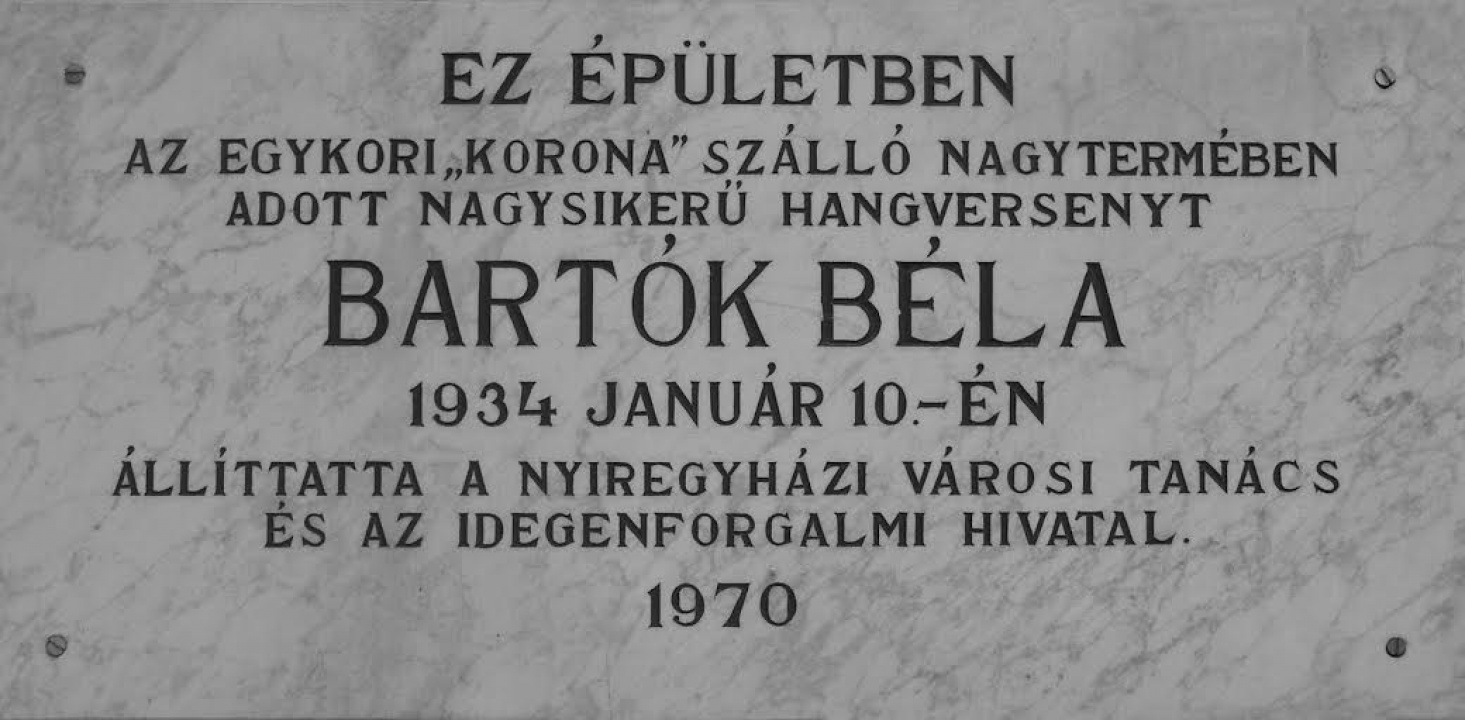 Bartók Béla nyíregyházi koncertje