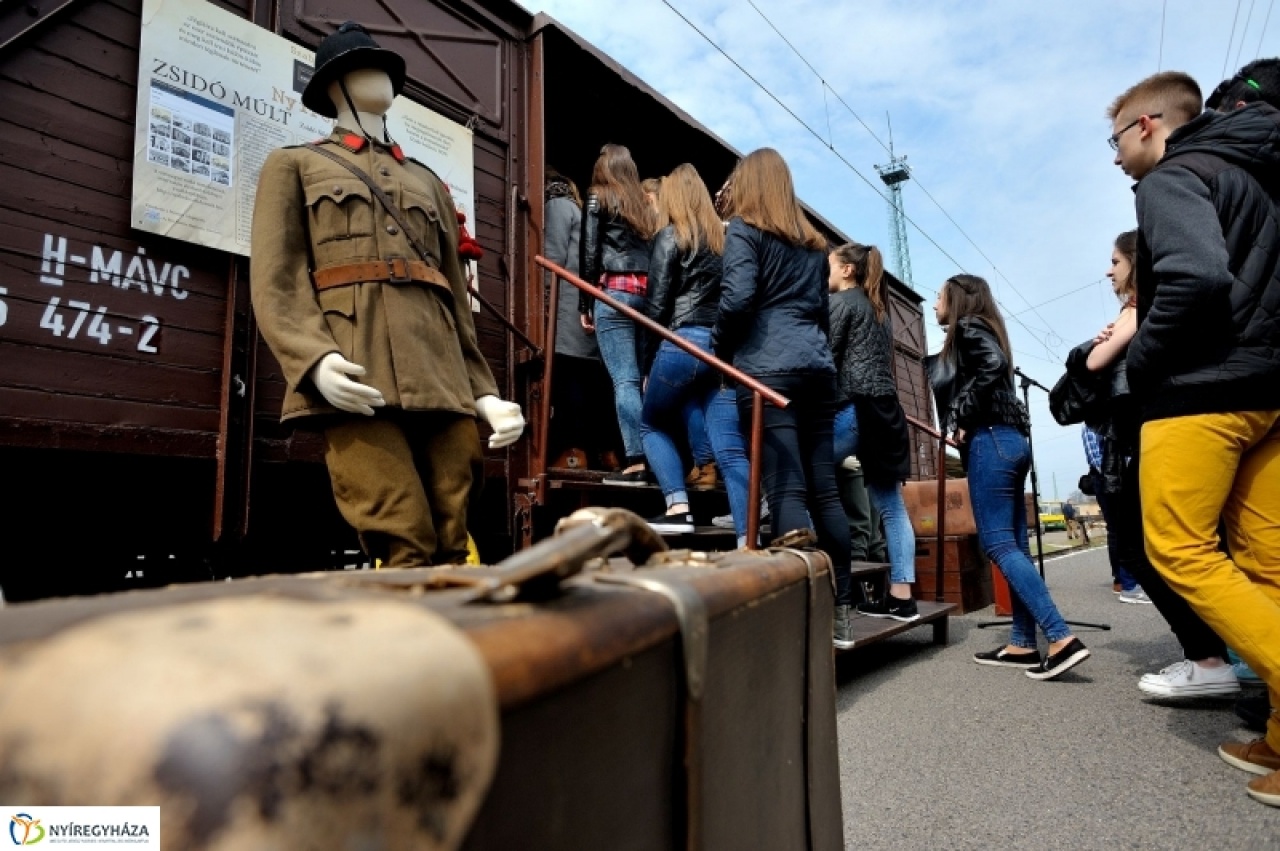 Nyíregyházára érkezett a borzalmak vagonja