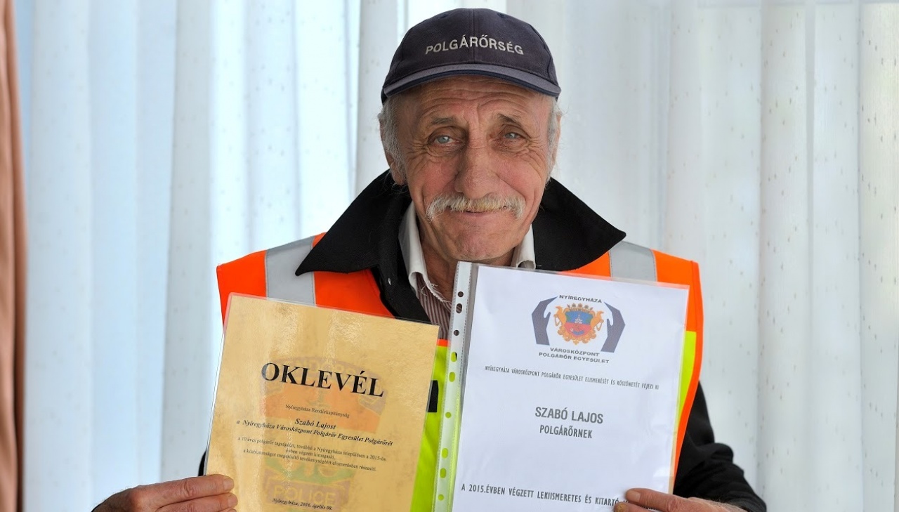 Kitüntették a polgárőrt