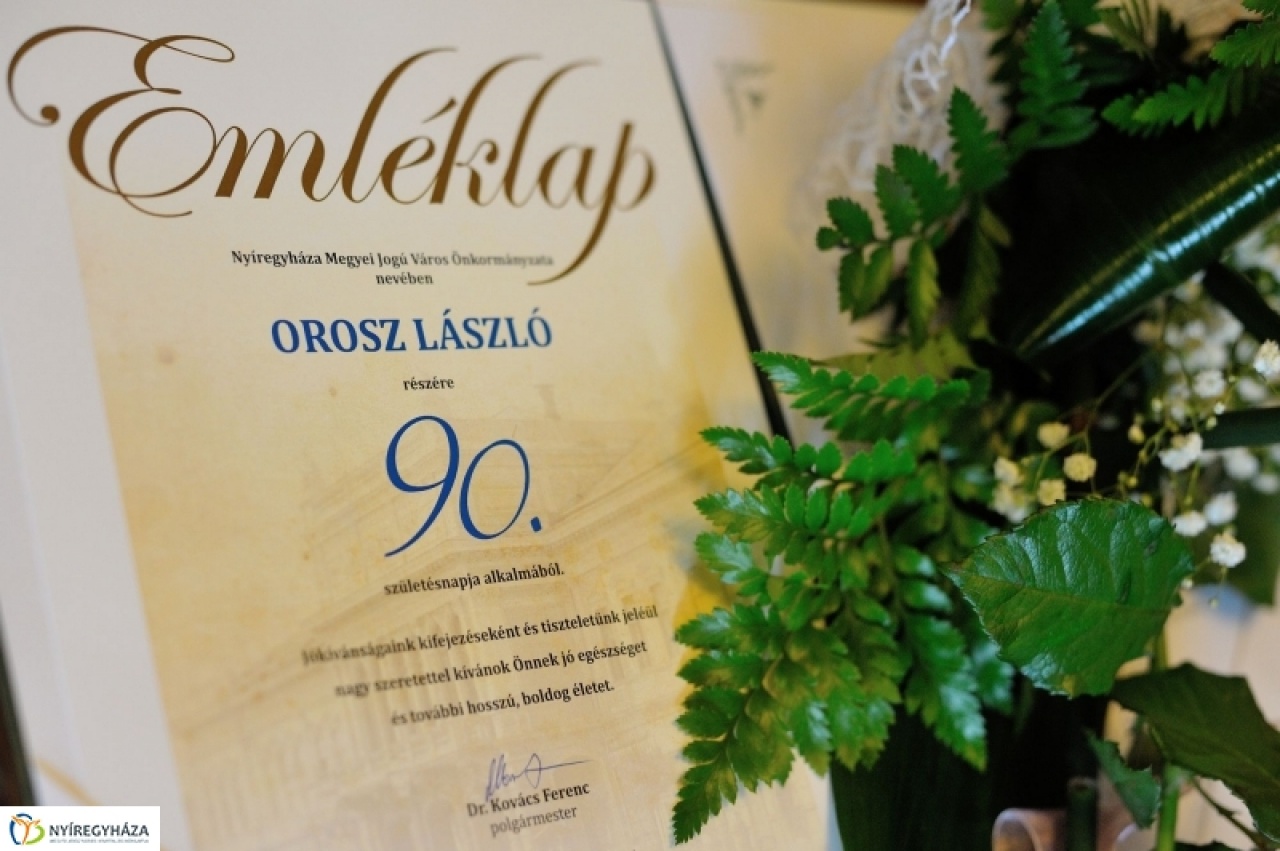 Laci bácsi 90 éves