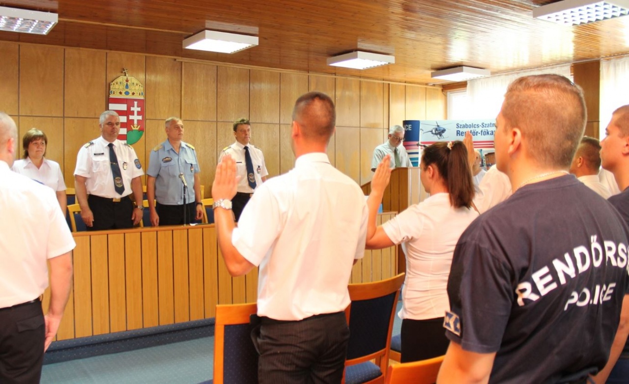 Állománybővülés – 74 új rendőr szolgálatban