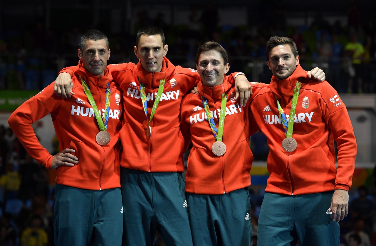 Rio 2016 - Bronzérmes a magyar férfi párbajtőrcsapat 