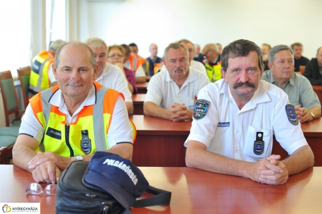 Polgárőrök képzése Nyíregyházán