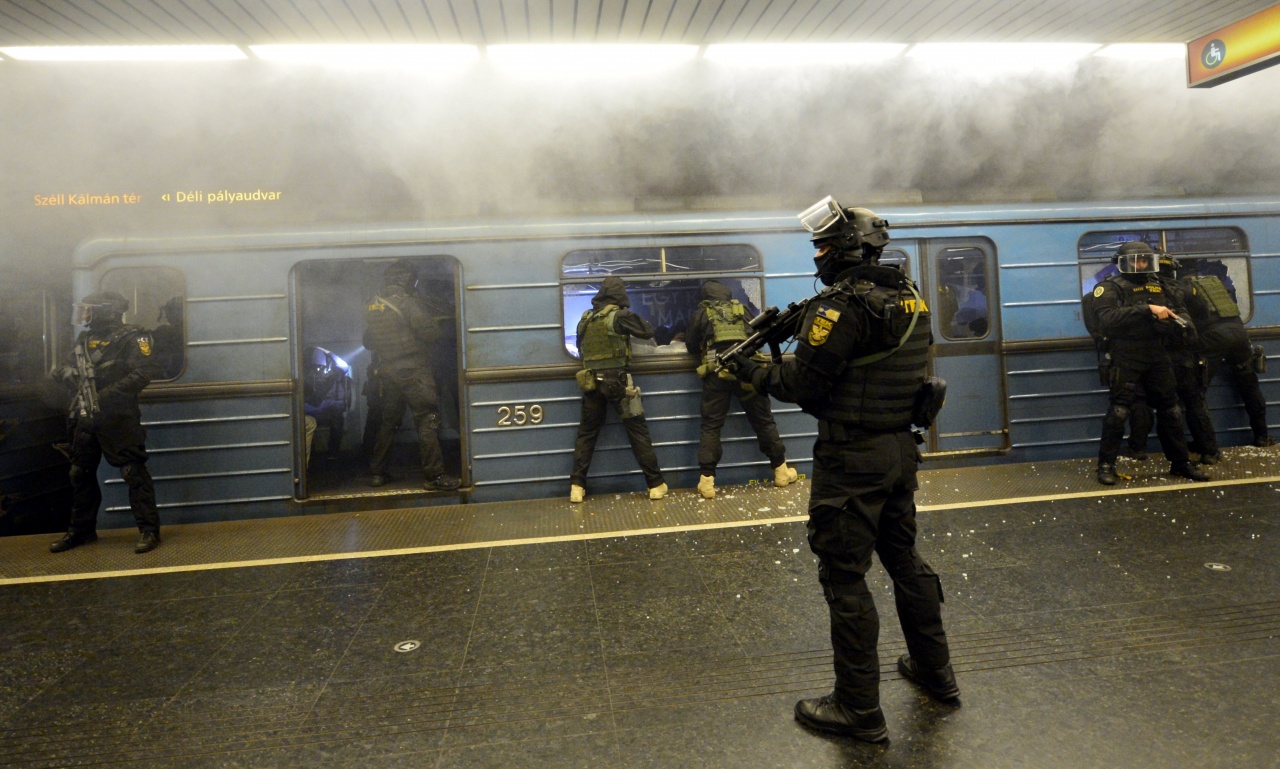 Terrorelhárítási gyakorlat Budapesten