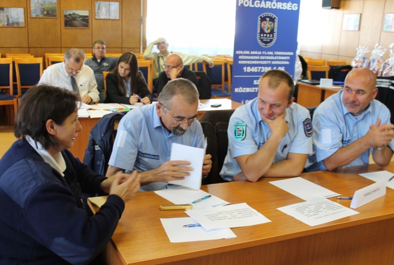 Polgárőrök vetélkedtek Nyíregyházán