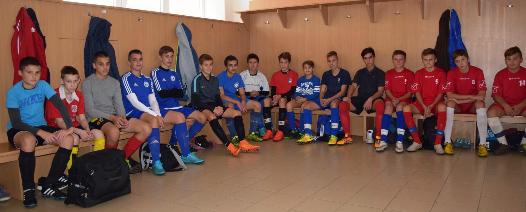 Felvételiző focisták