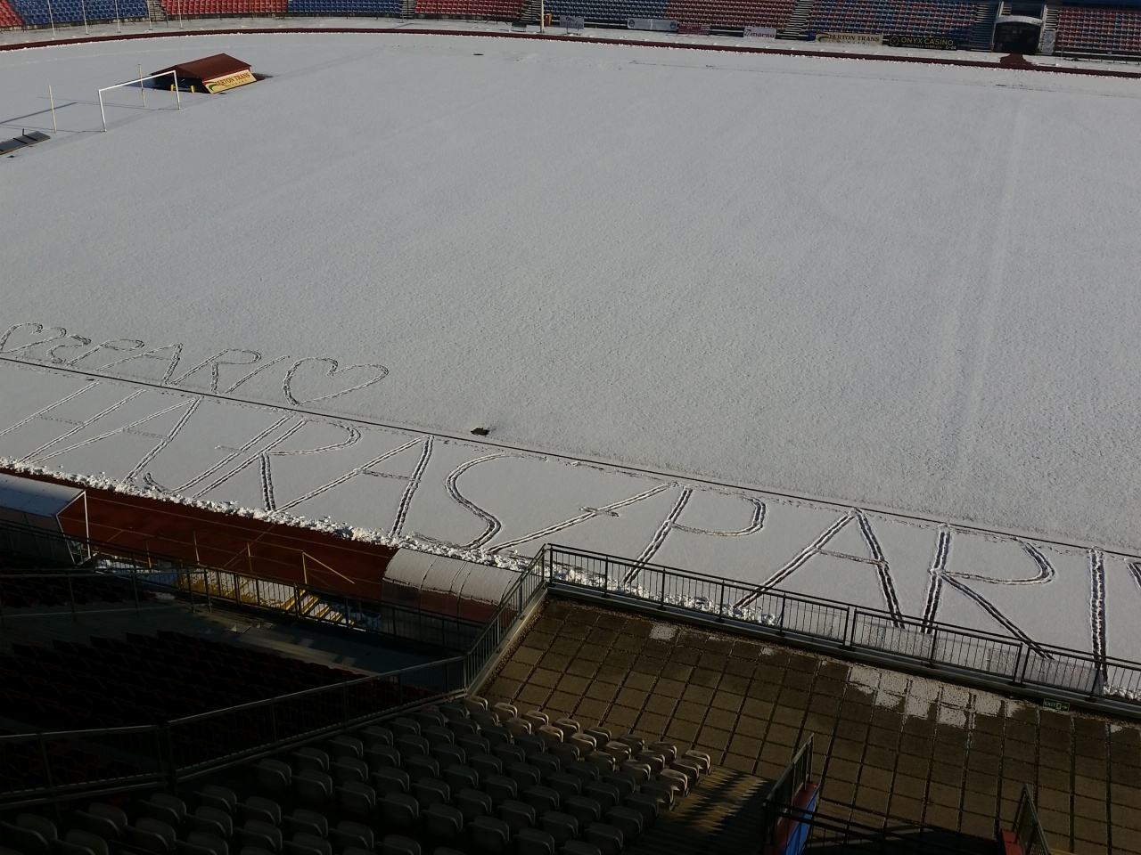 Meglepetés a stadionban! 