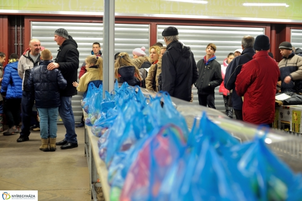 Ajándék a rászoruló családoknak