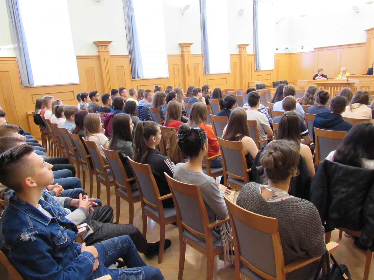 Közel 80 diák látogatott el a Nyíregyházi Törvényszékre