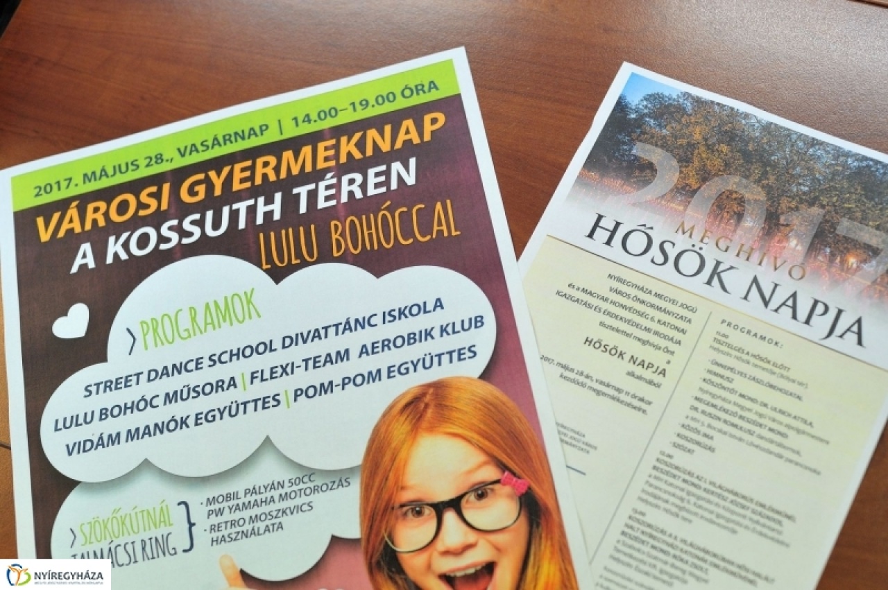 A hősökről és a gyerekekről szól a vasárnap Nyíregyházán