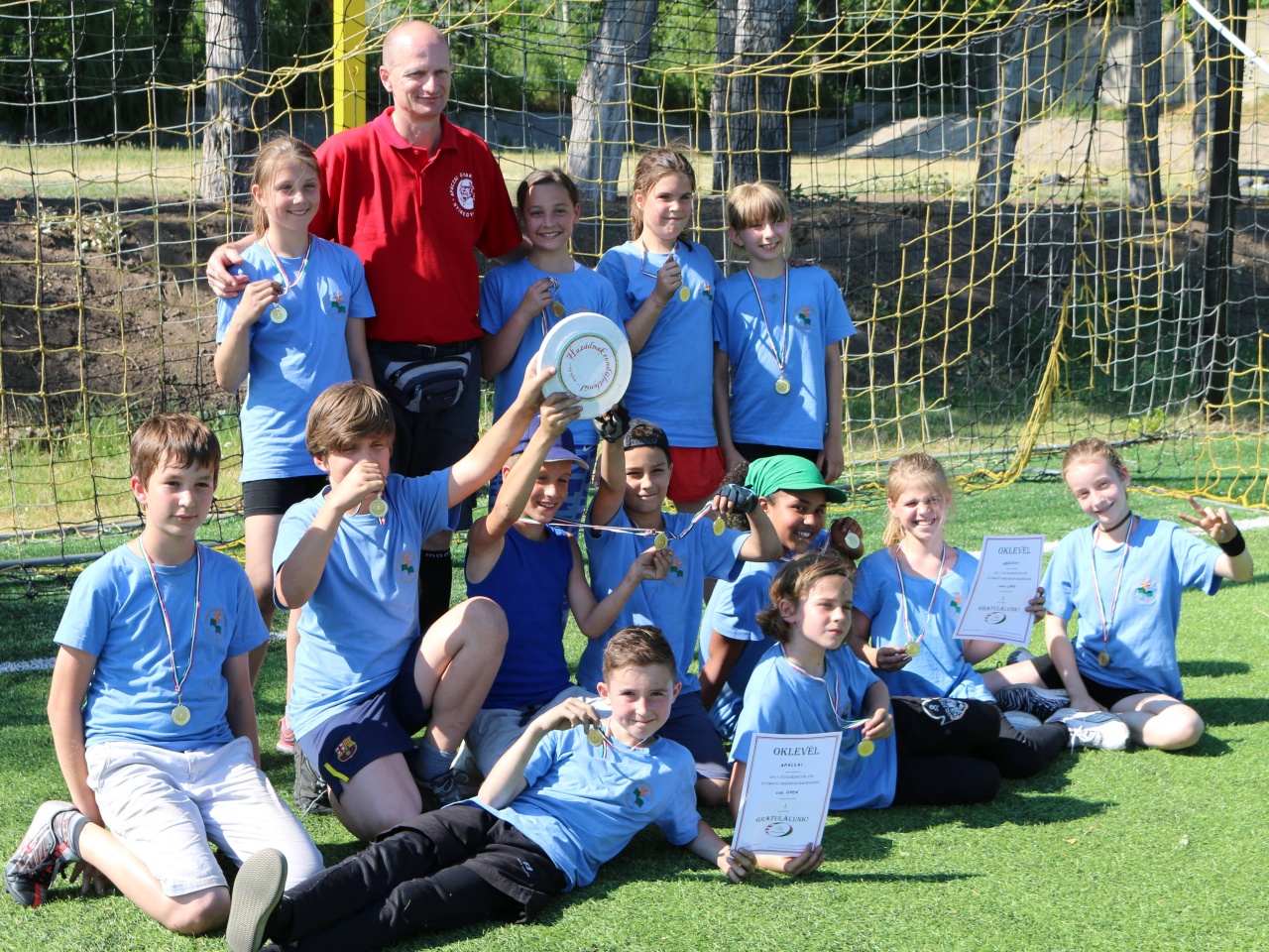 Országos bajnok frizbisek