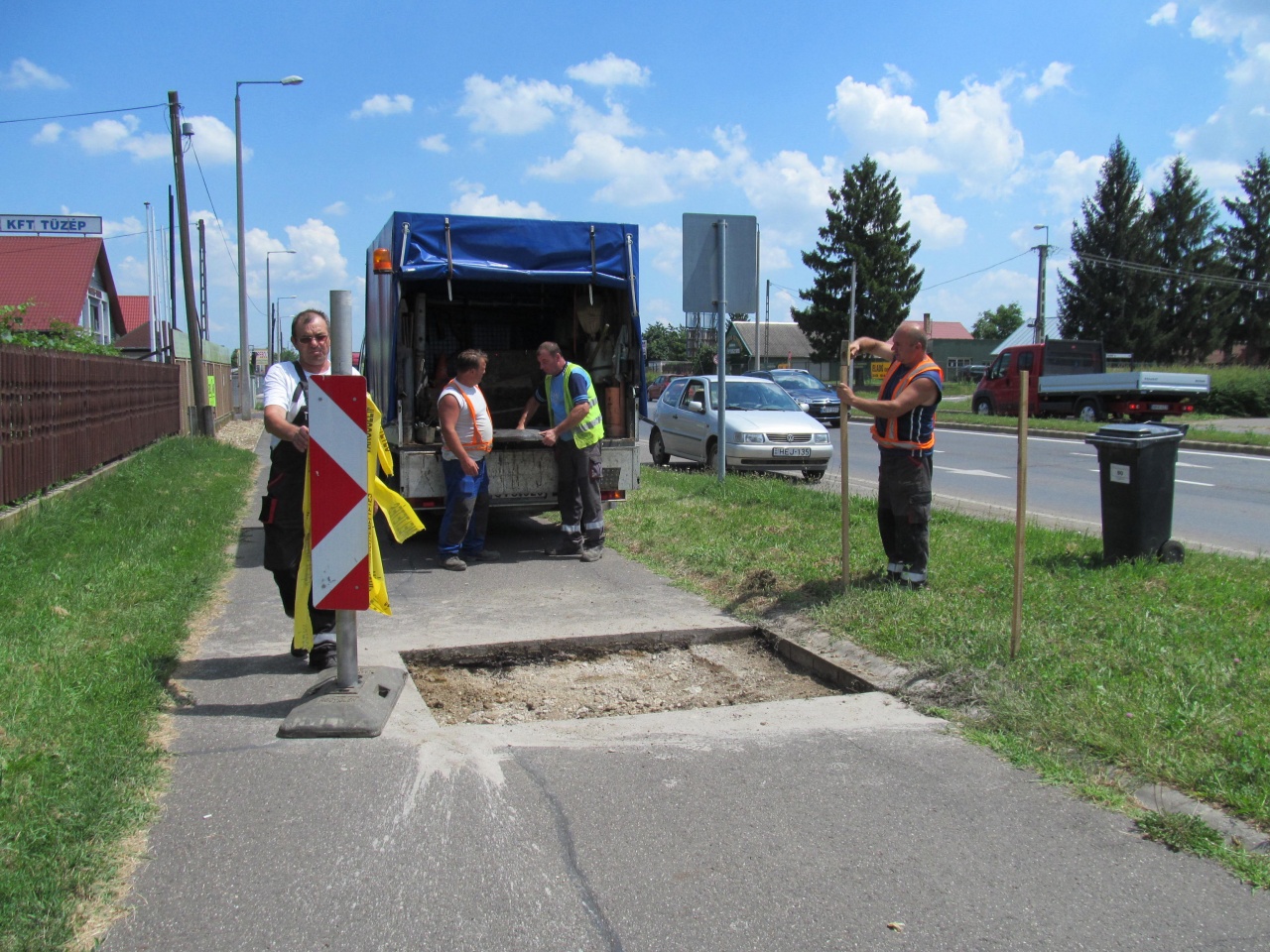Helyreállítások esőzés után