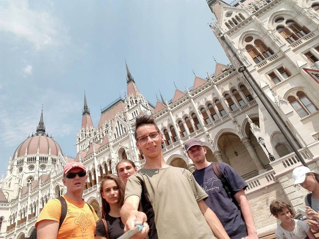 Erdélyi turisztika szakos diákok a Sipkayban
