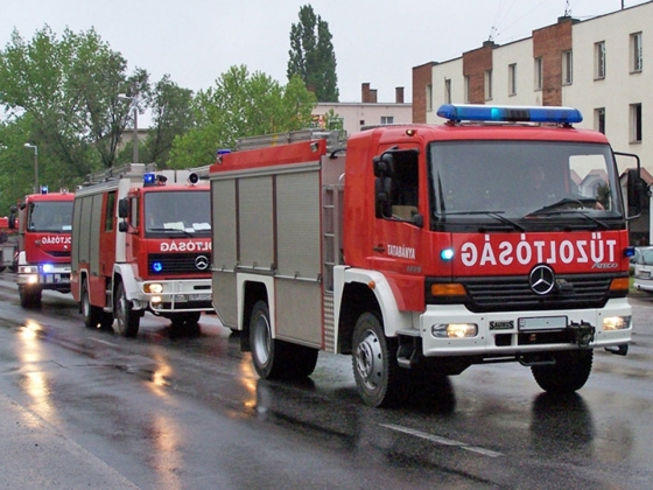 Tűzeset Nyíregyházán