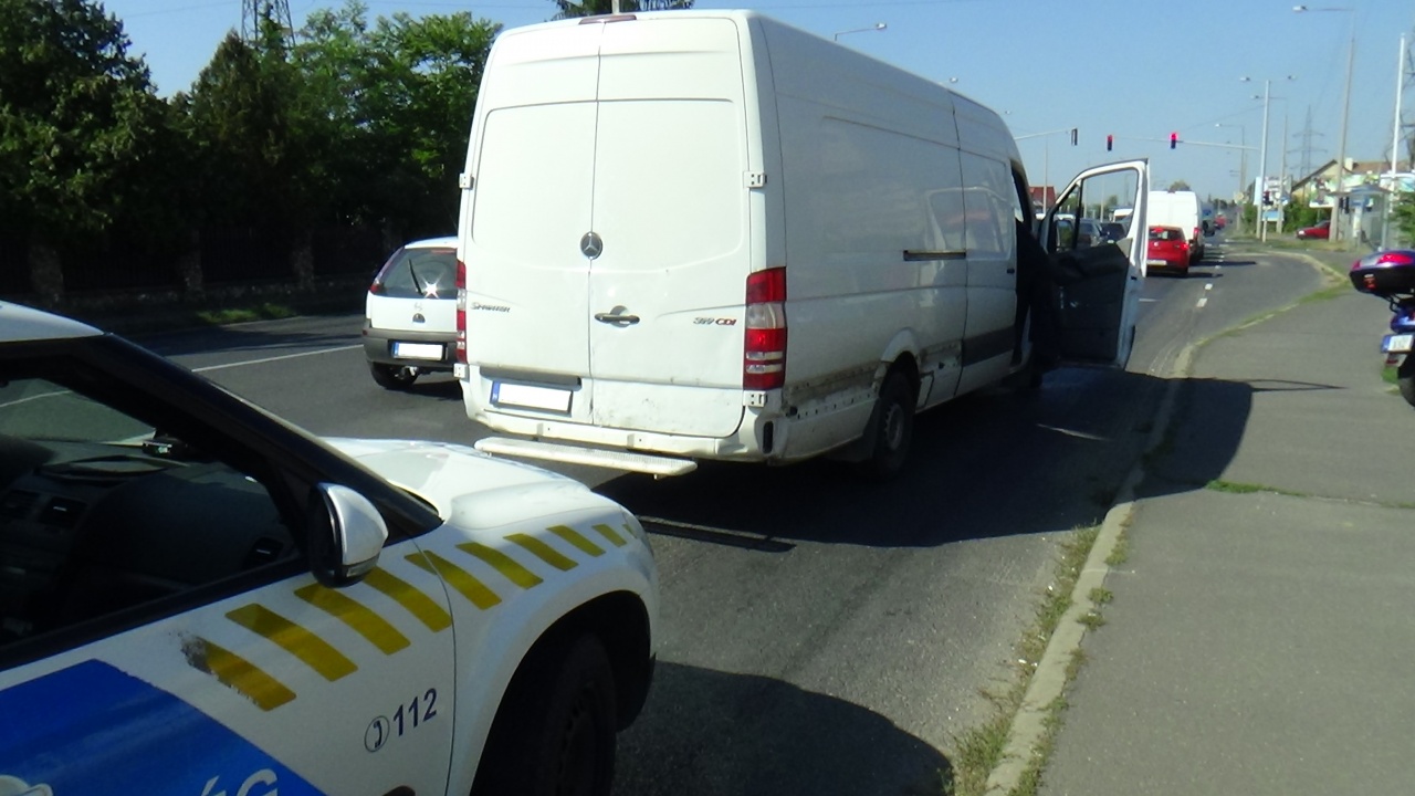 Baleset a Debreceni út bevezető szakaszán