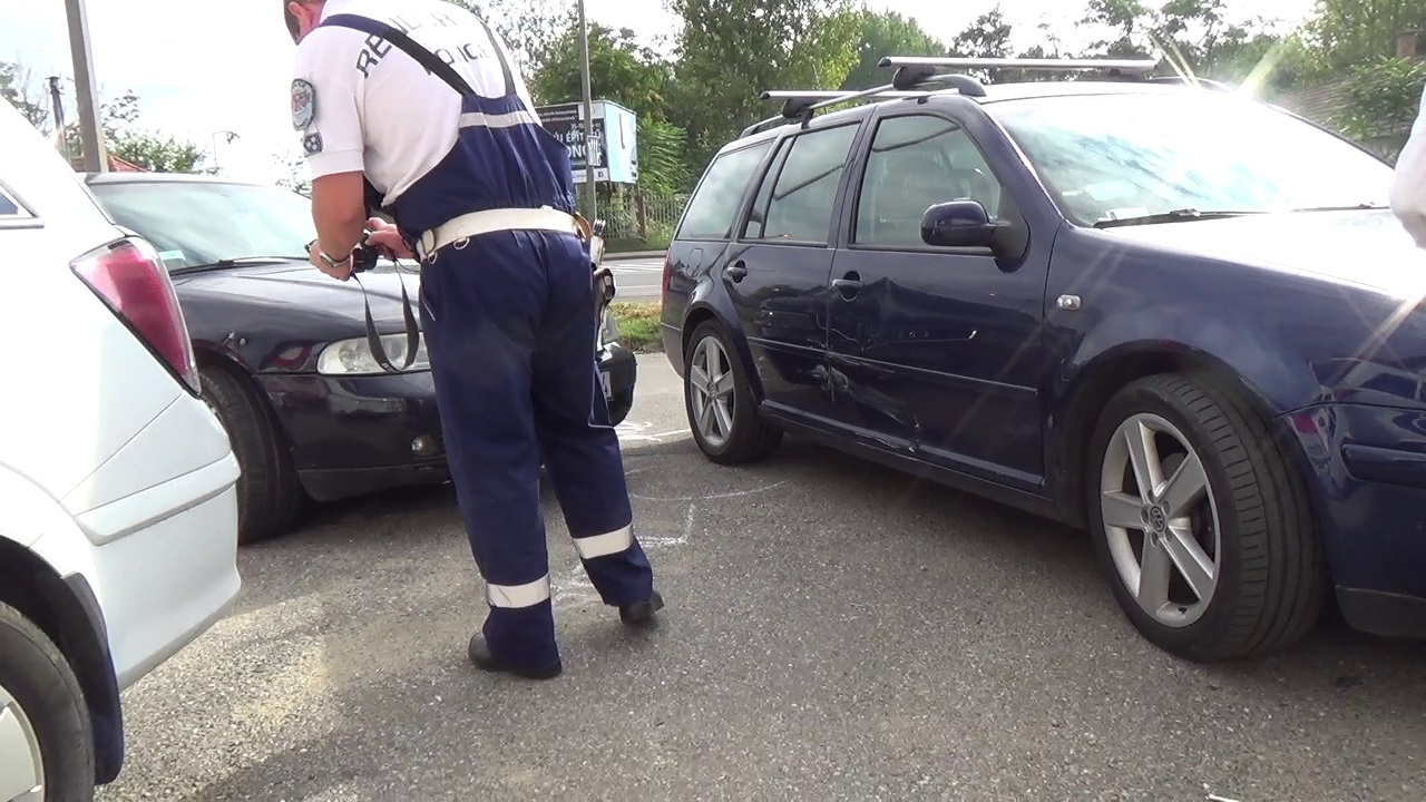 Három gépjármű sérült a balesetben