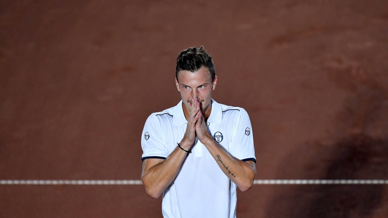 Meccslabdákról bukta az elődöntőt Fucsovics