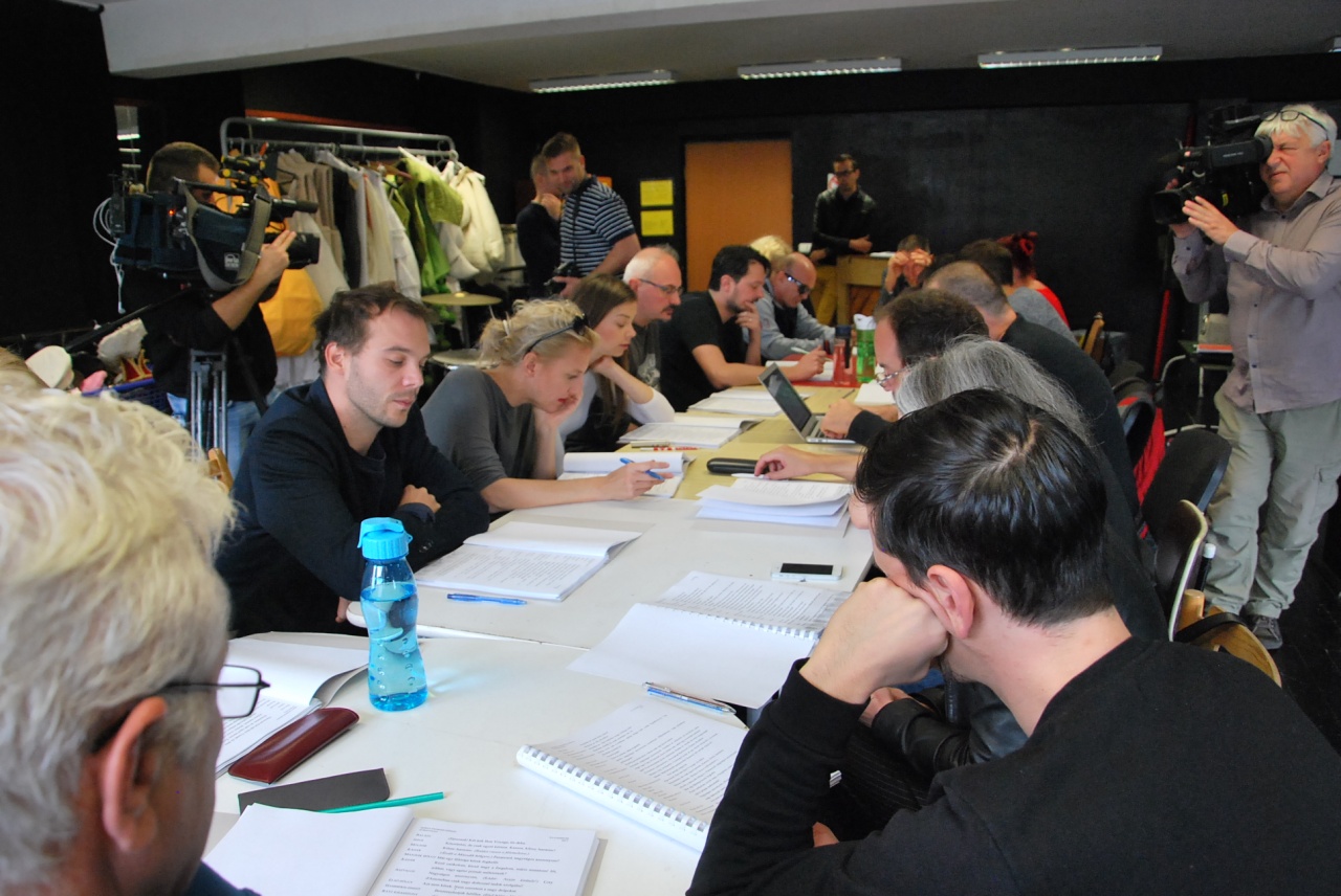 Novemberi hóesés a színpadon