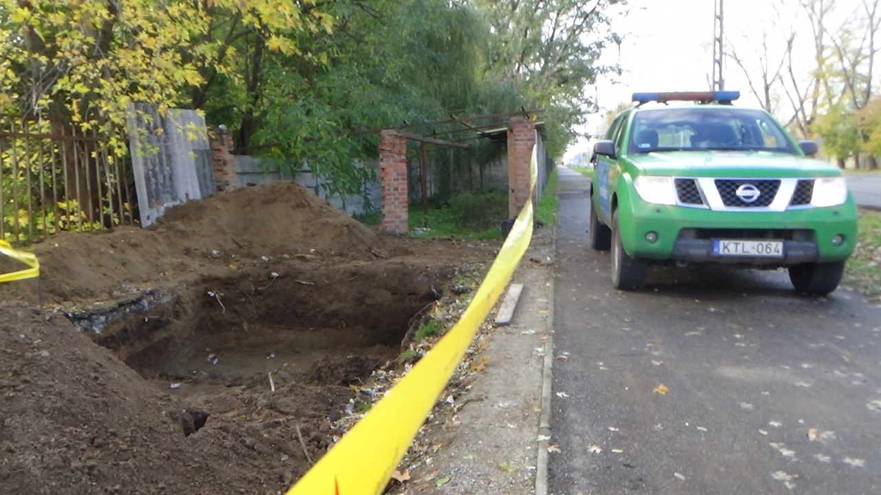 Bombát találtak a Tiszavasvári úton