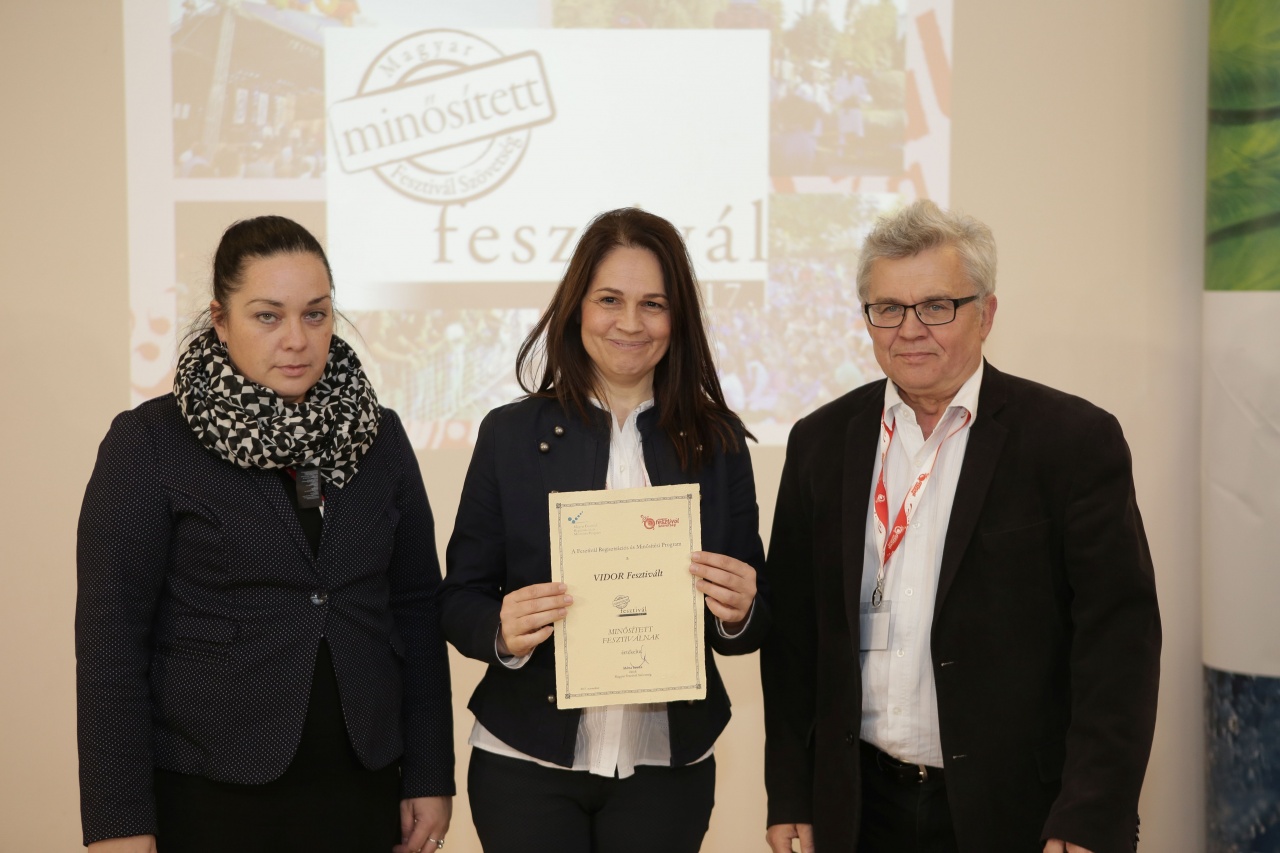 Minősített fesztivál lett a VIDOR!