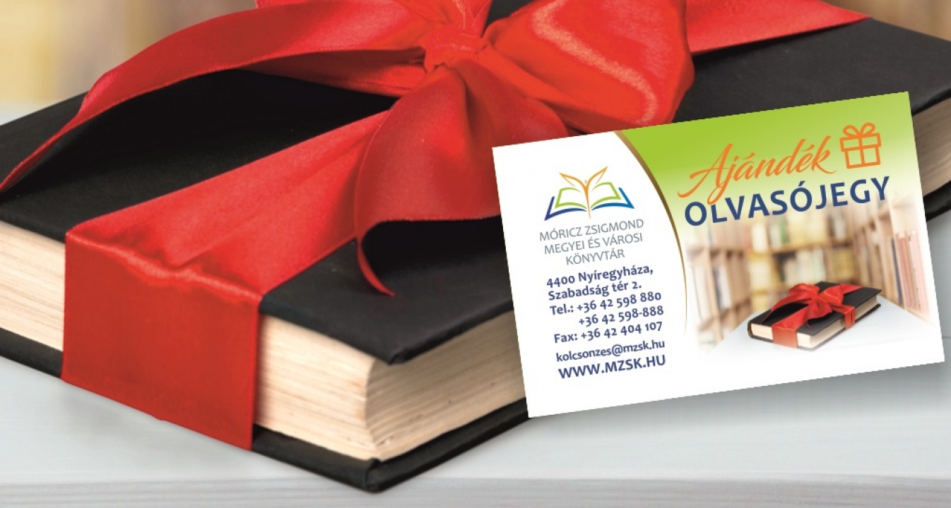 Ajándékozzon könyvtári olvasójegyet karácsonyra!