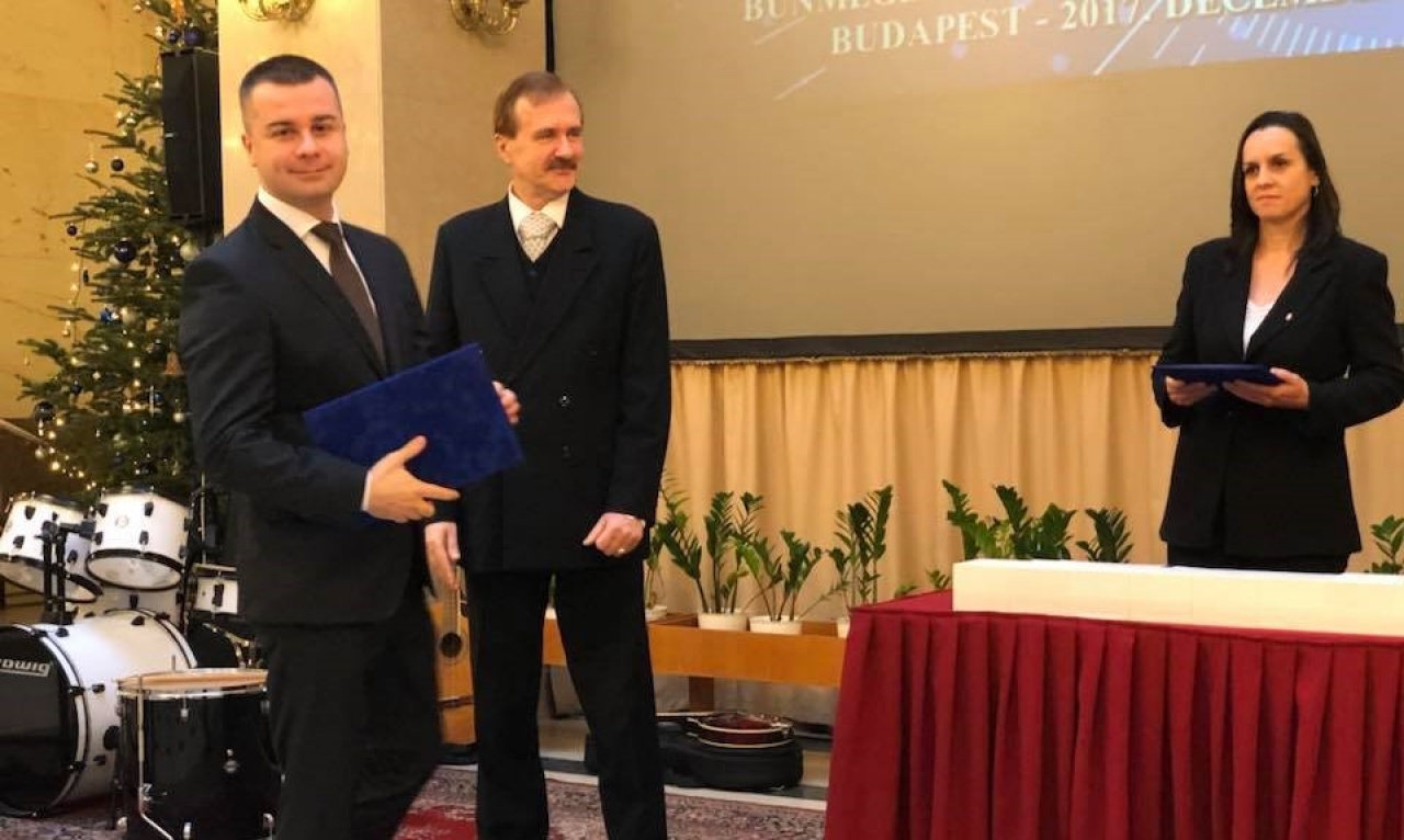 A Belügyminisztérium bűnmegelőzési konferenciáján ismerték el Kirják Róbert munkáját