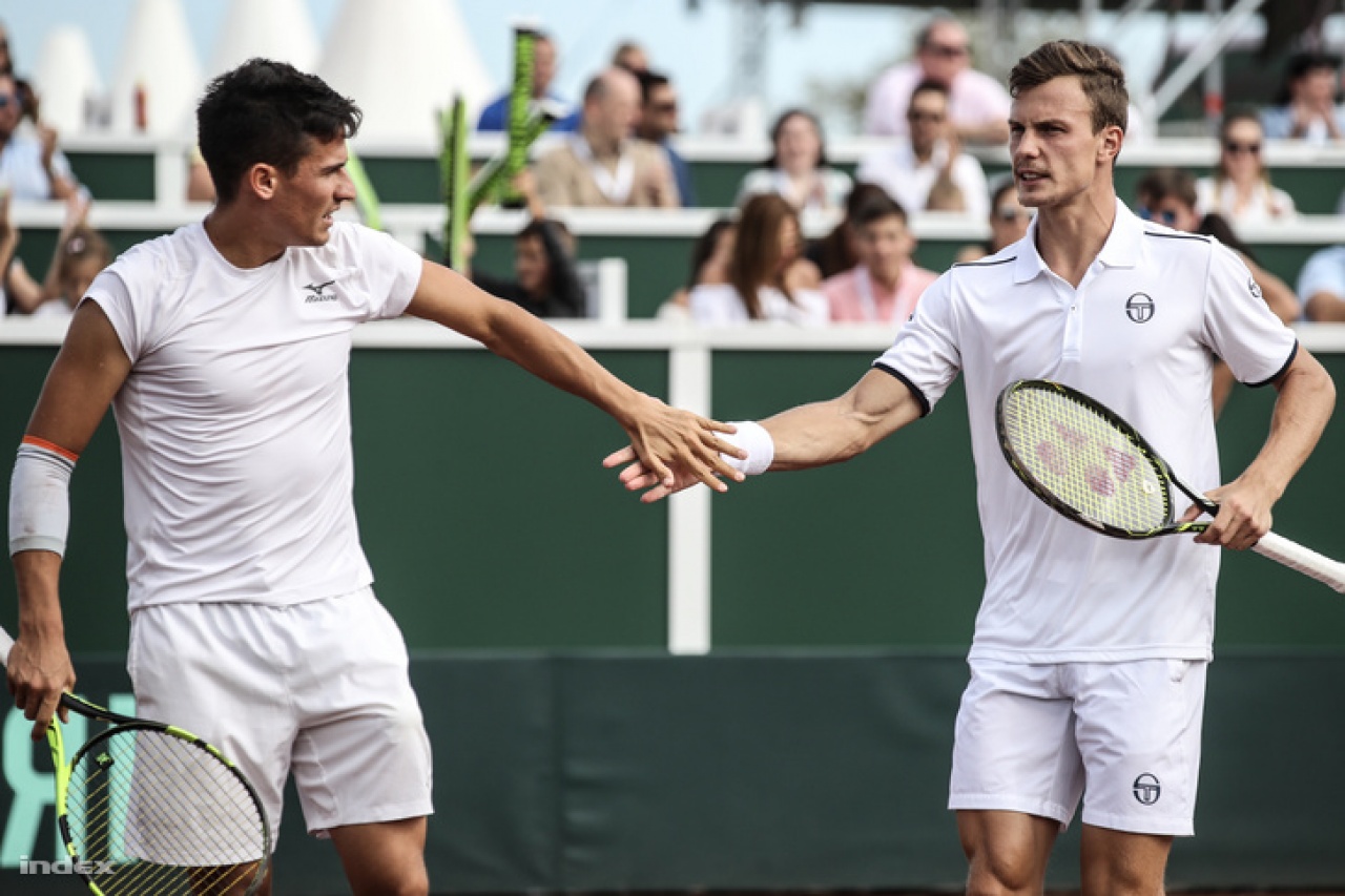 Legyőzte a belgákat a Fucsovics, Balázs duó