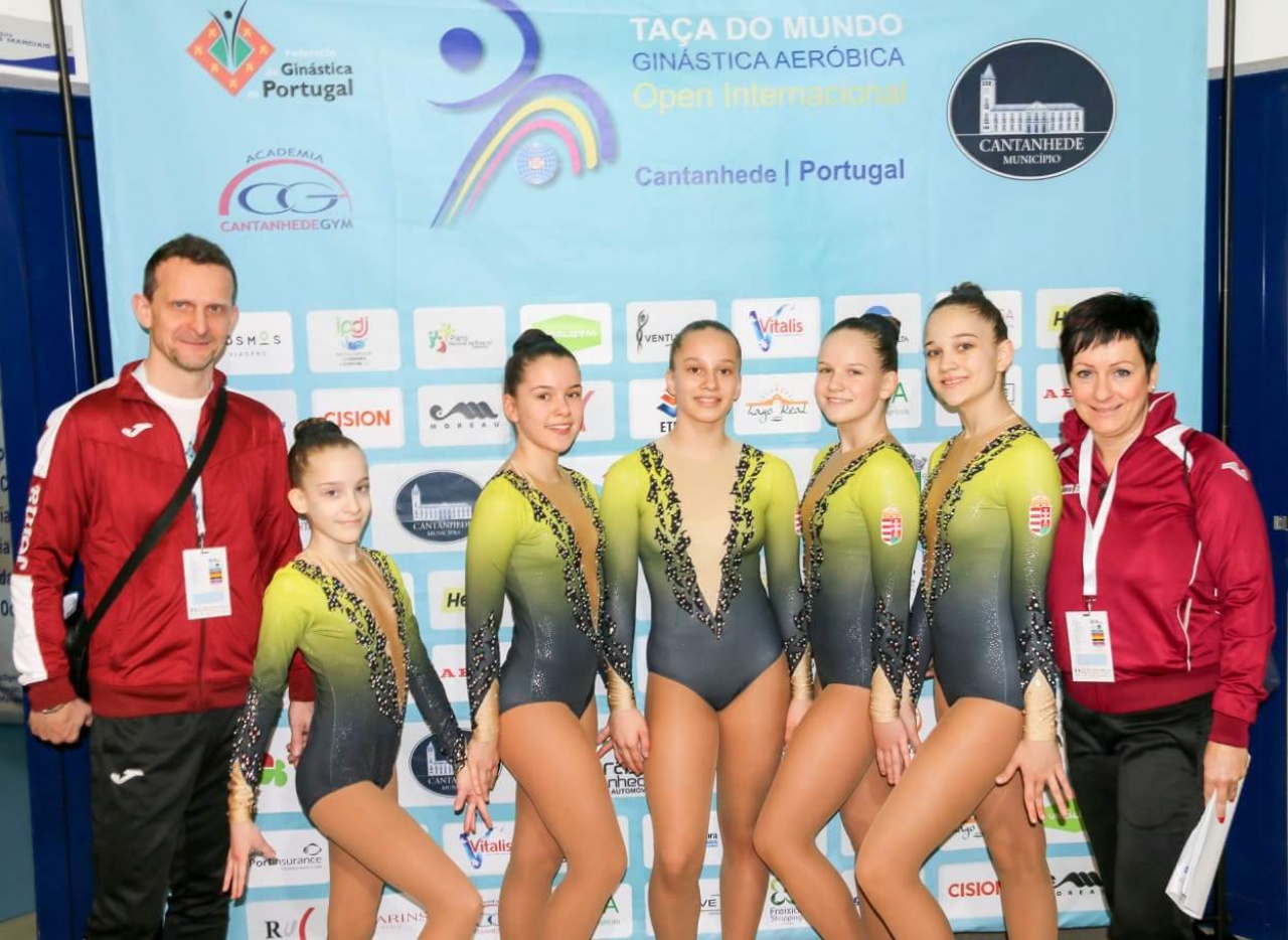 Portugáliában az aerobik csapat - nemzetközi versenyen járt a Flexi Team