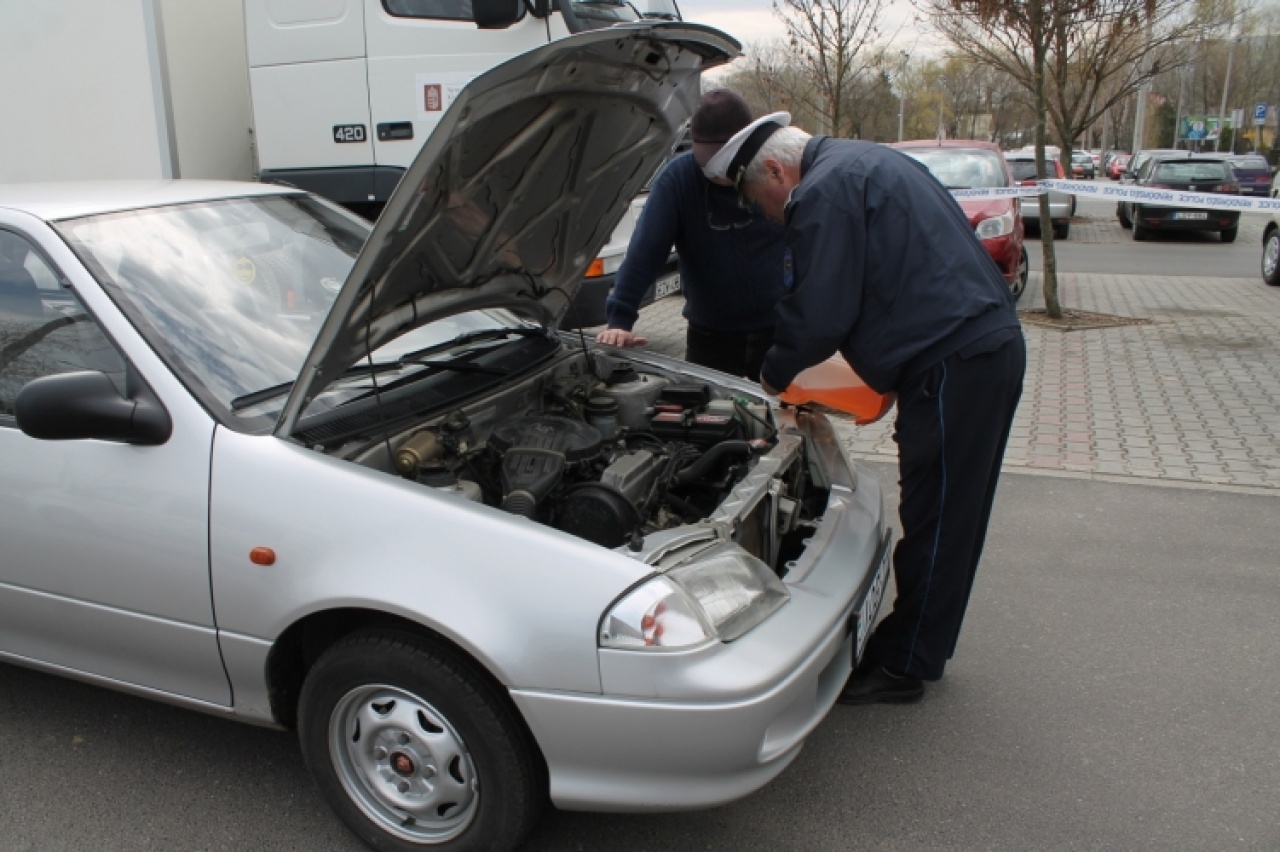 Tavaszi átállást segítő közlekedésbiztonsági napot tartottak Nyíregyházán