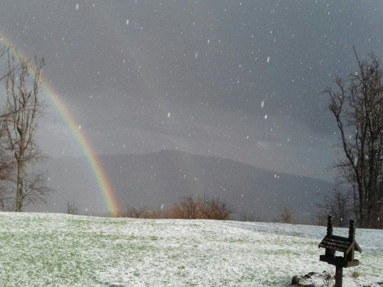 Északkeleten is jég hullott több cellából