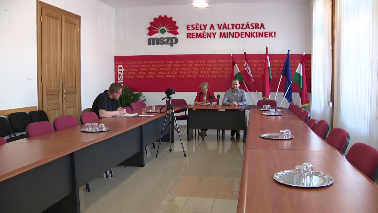 Választás után címmel tartott sajtótájékoztatót az MSZP megyei és városi szervezete