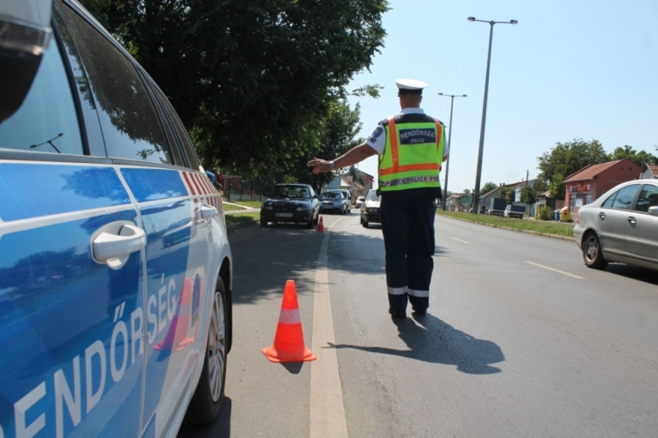 Közös ellenőrzés a polgárőrökkel Nyíregyházán