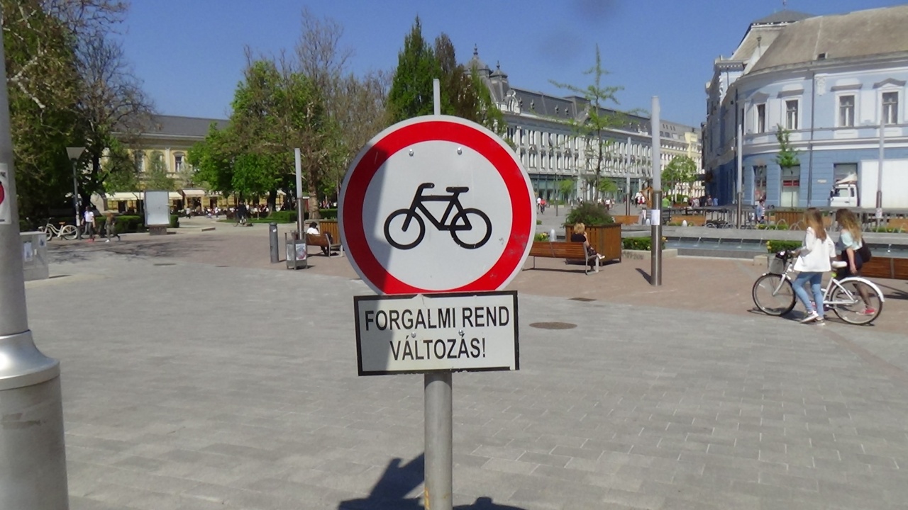 Tilos lesz kerékpárral behajtani a Kossuth térre a Helló Nyíregyháza! ideje alatt