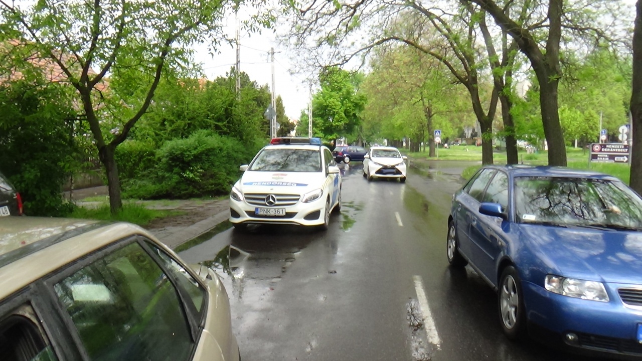 Ismét baleset történt a Család utcán, jelentős az anyagi kár