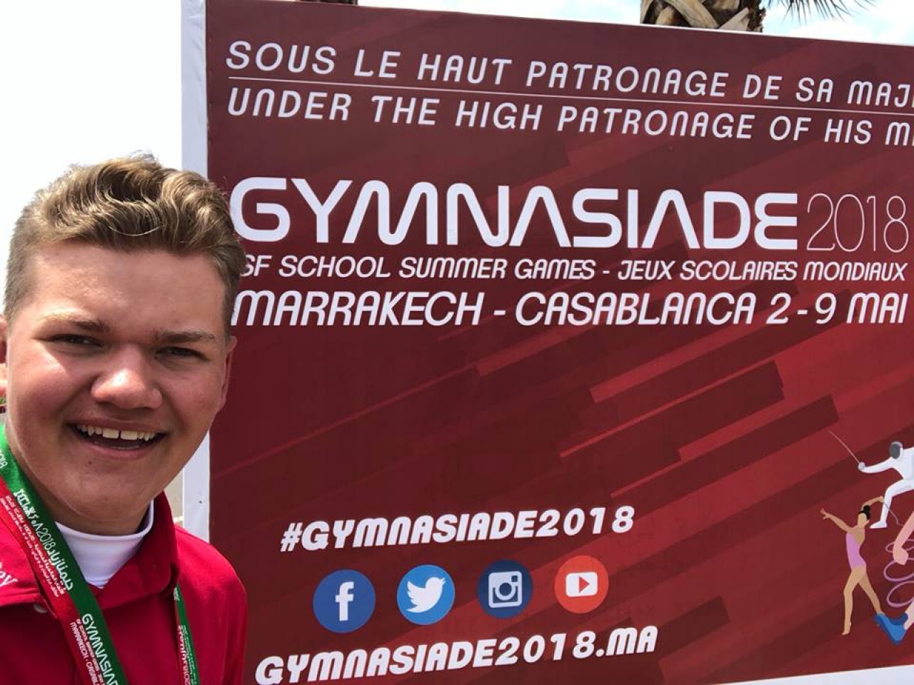 Nyíregyházi érem a Gymnasiadén - Závaczki Bálint harmadik lett Marokkóban!