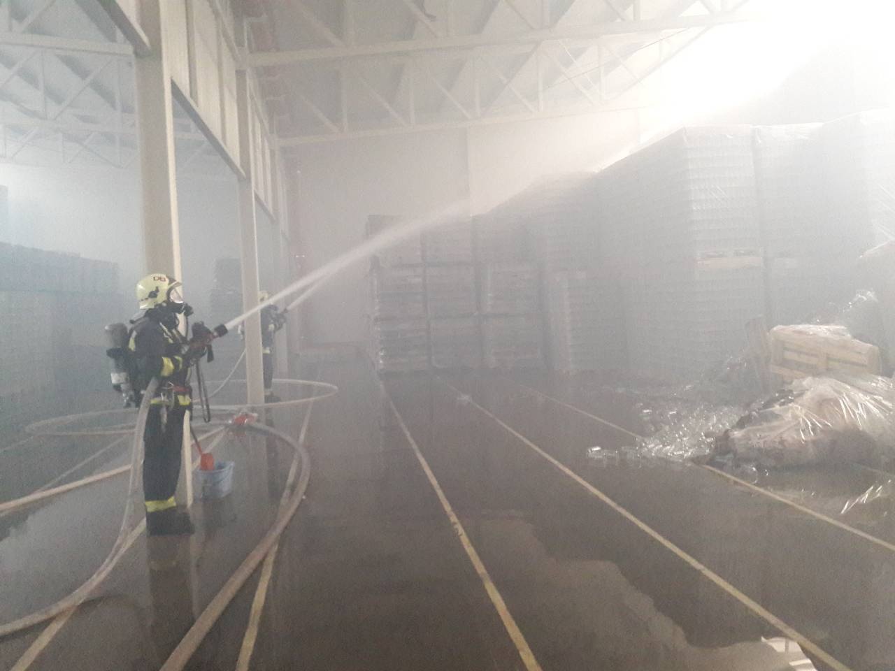 Csomagoló anyag égett