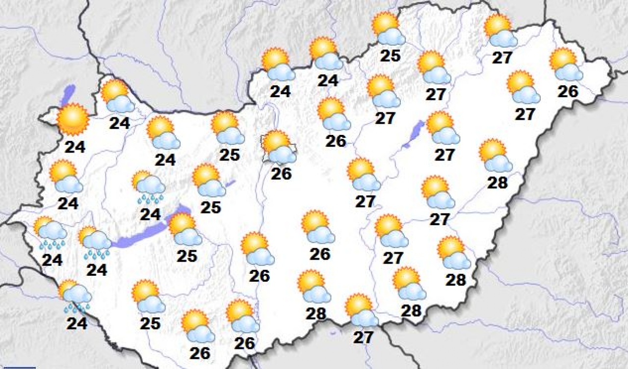Kissé erősödik a nappali felmelegedés