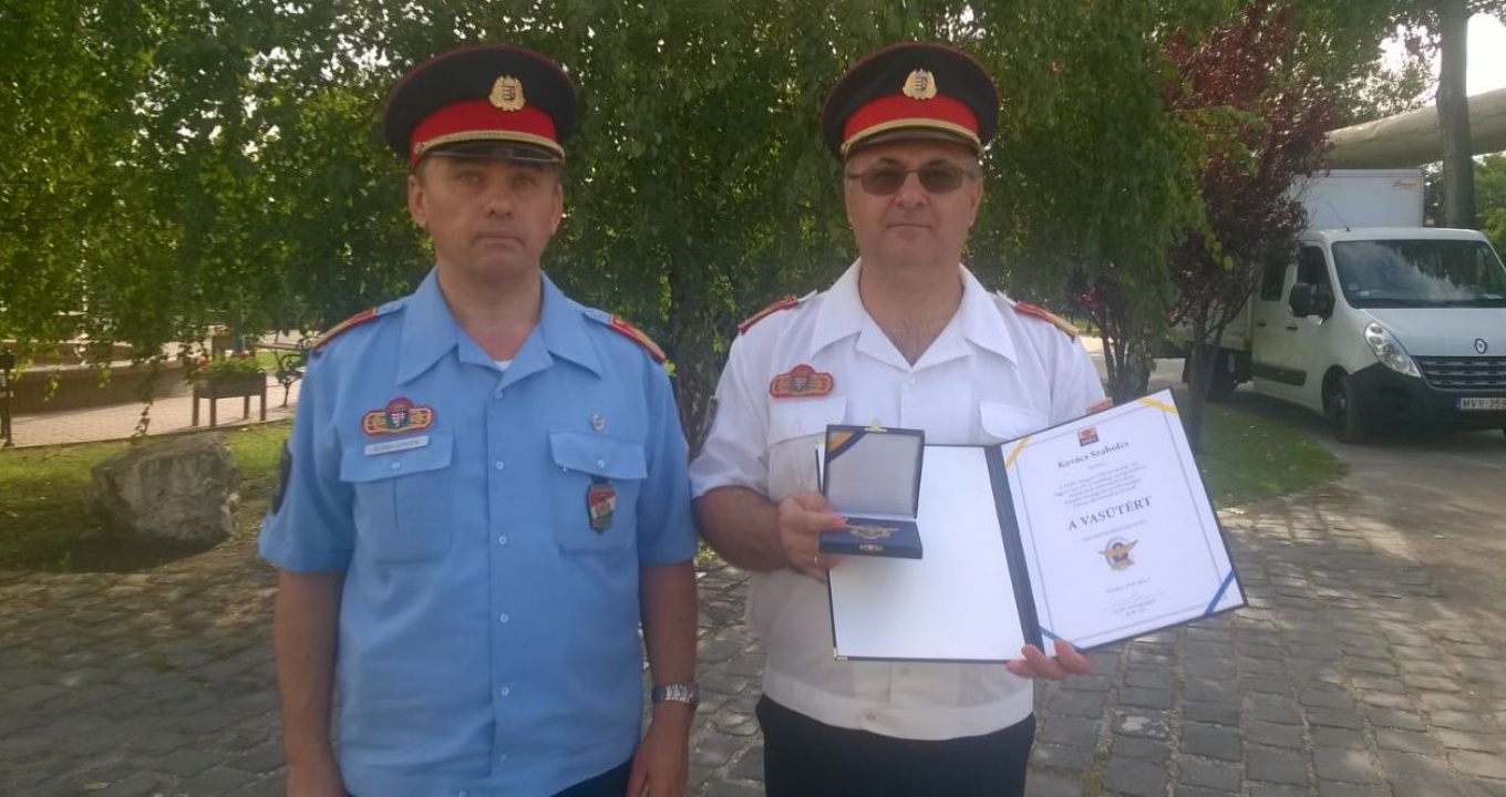 Vasúti elismerést kapott