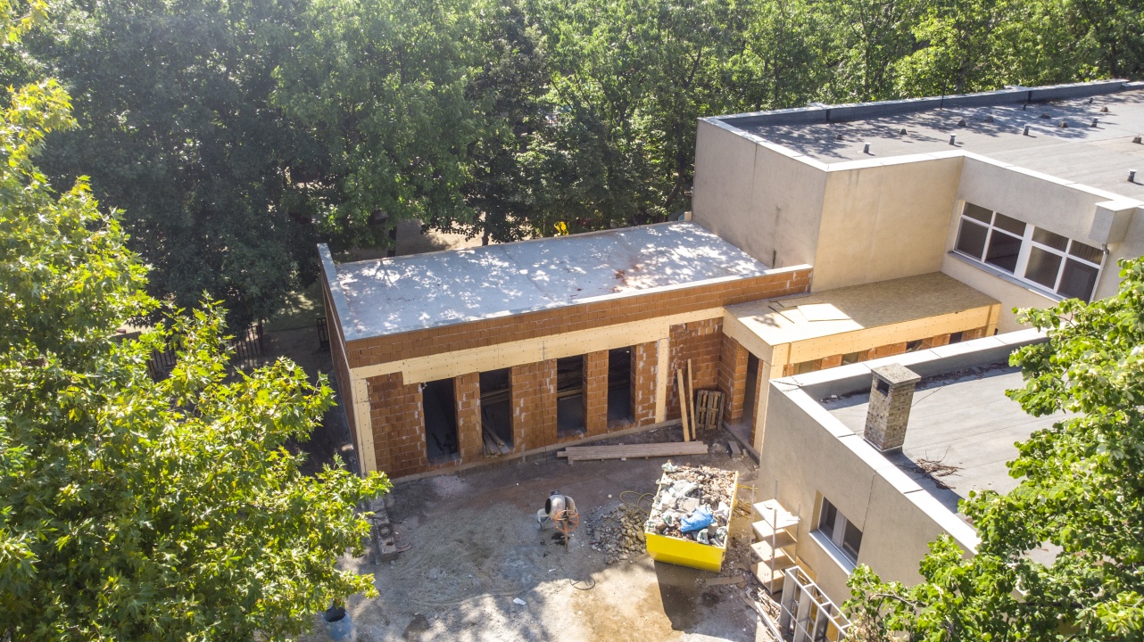 Korszerű torna-szoba várja hamarosan a Búzaszem Nyugati Óvoda Székhelyének óvodásait