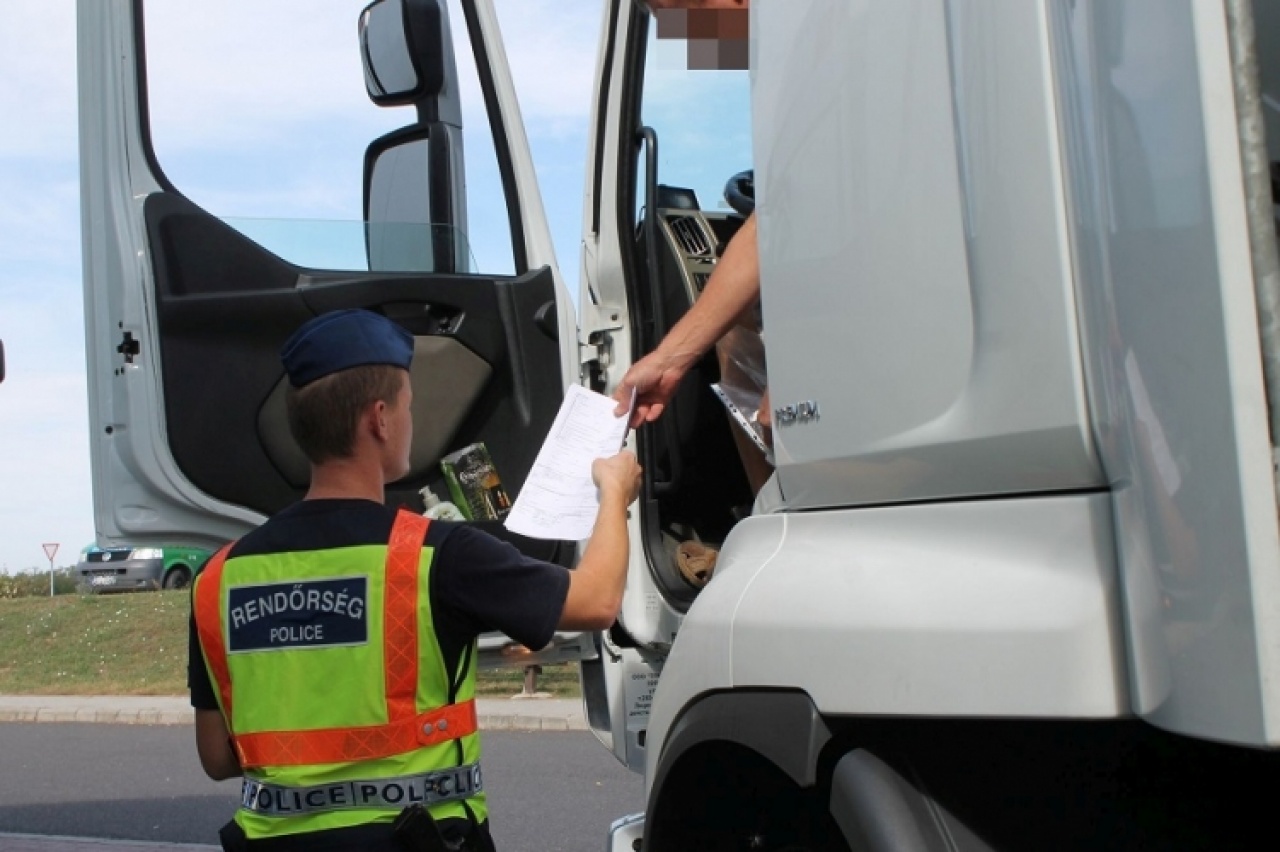 TISPOL Truck & Bus – Vasárnapig még ellenőrizhetnek!