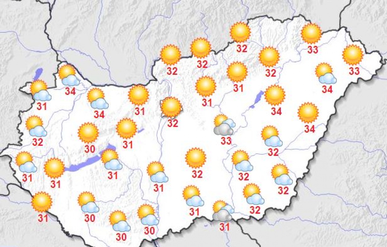 Napsütés várható