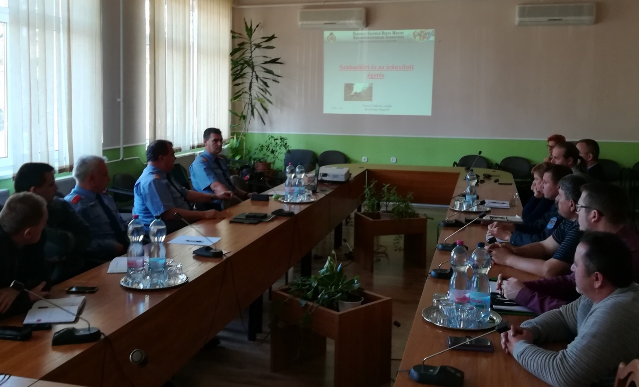 Tűzmegelőzési egyeztető fórum Tiszavasváriban