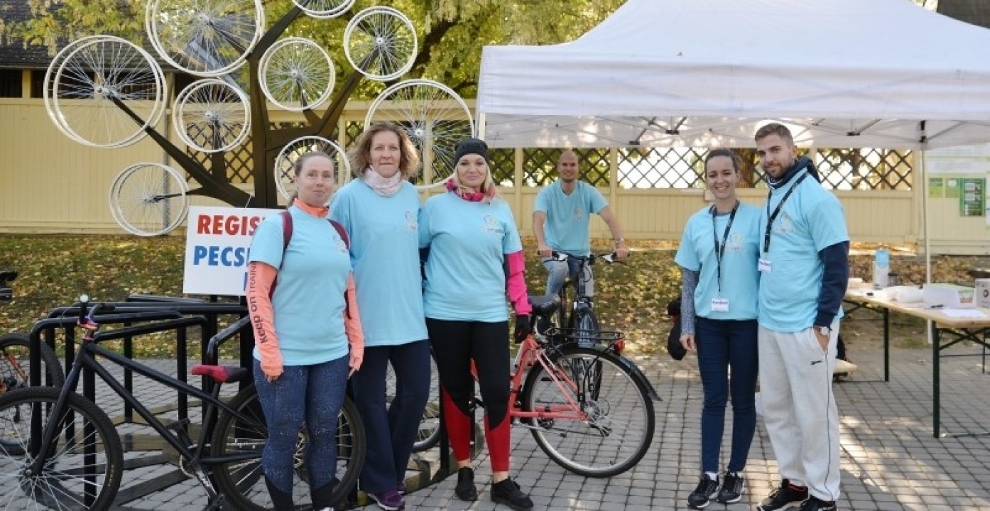 Minden városrészben népszerű a bringa! – Közös kerekezés és pecsétgyűjtés Sóstógyógyfürdőn