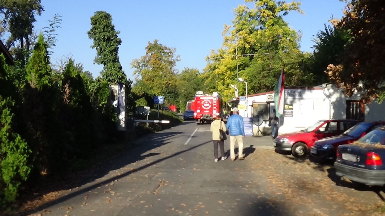Helyismereti bejárást tartottak a tűzoltók a Sóstói úti kórháznál