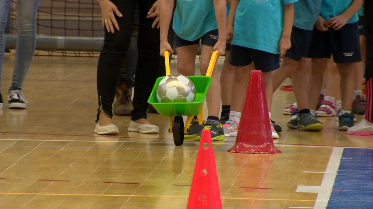 Talicskák és dömperek az Arénában, ráadásul ovisok kezében?