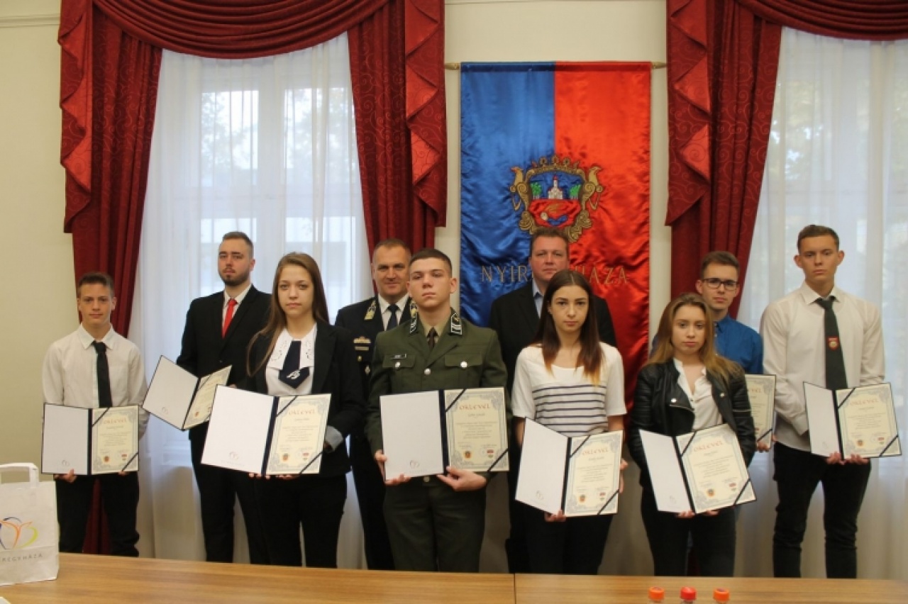 Tourist Police program diákjait jutalmazták Nyíregyházán
