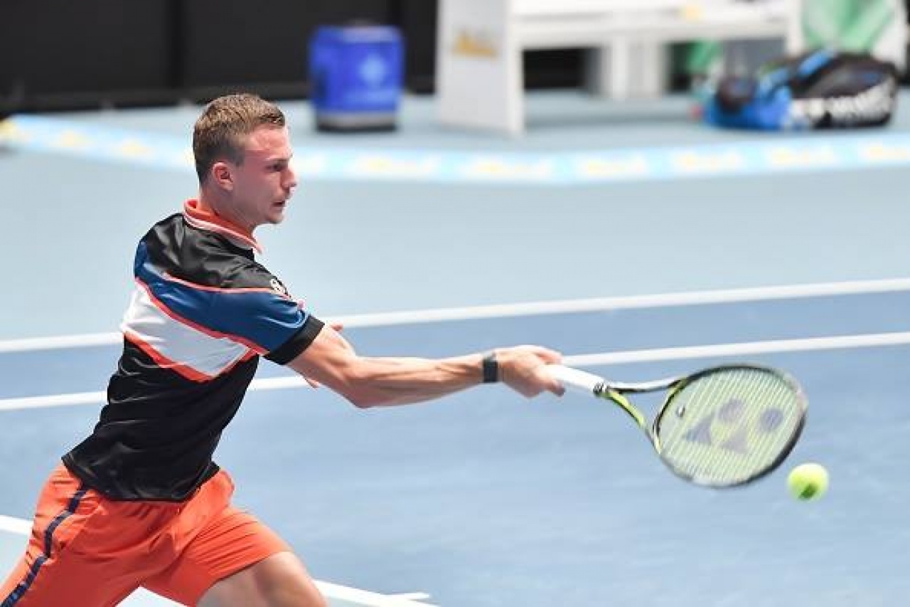 Továbbjutást ért a nagy hajrá az első szettben - nyert Fucsovics Marci! 