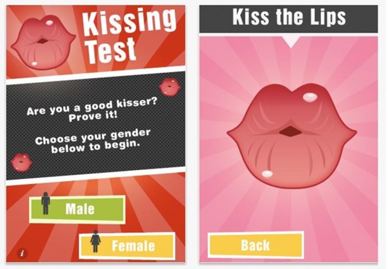 Hogy micsoda? Már azt is az okostelefon mondja meg, jól csókolunk-e? 